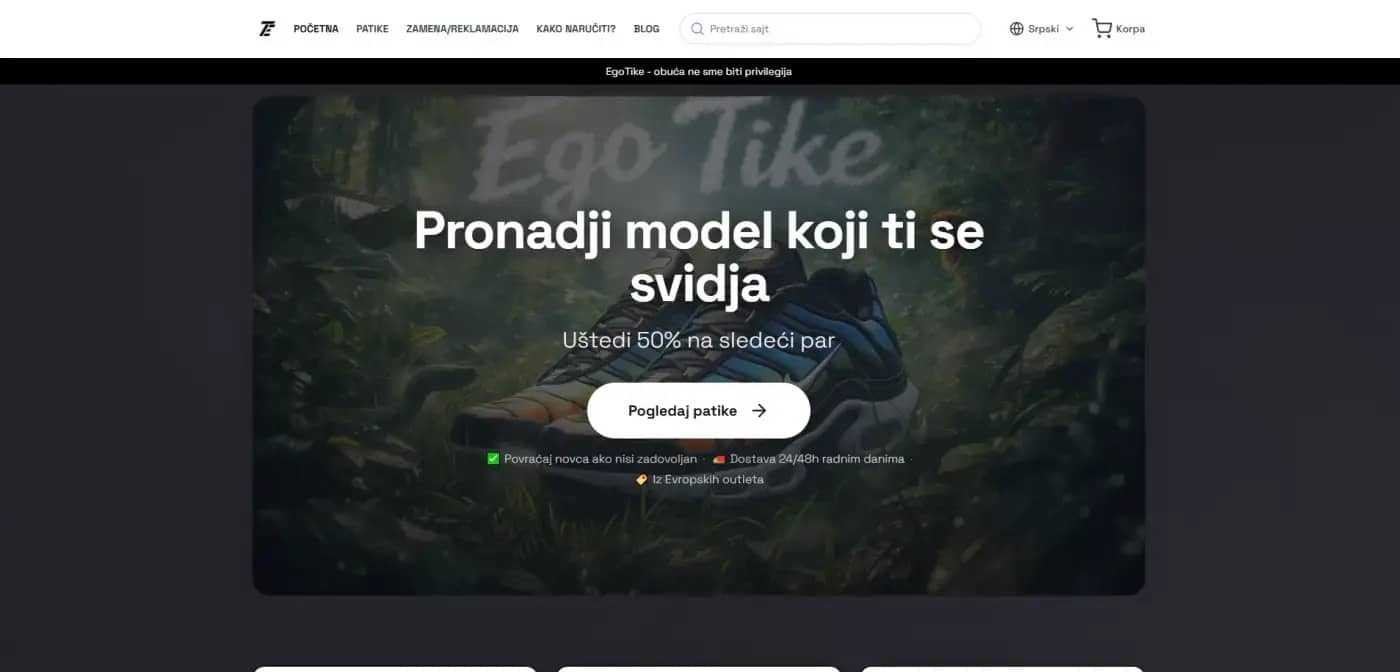 Web sajt Egotike.com