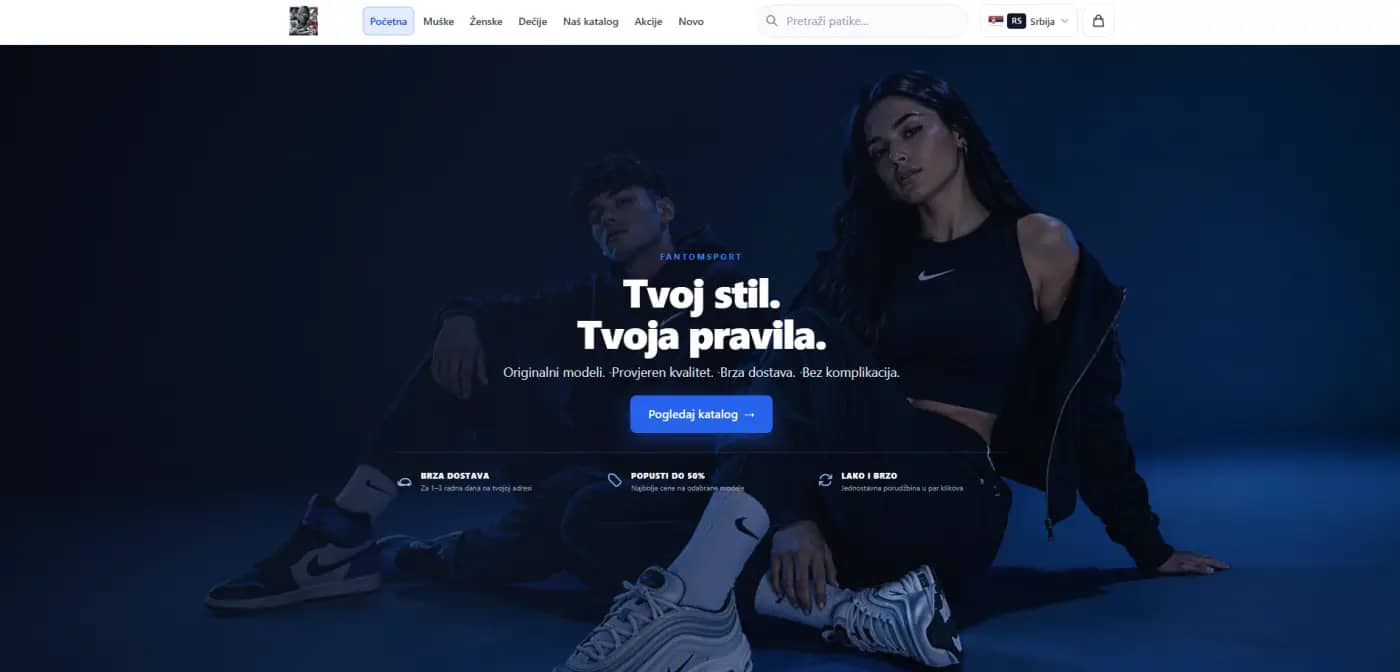 Web sajt Fantomsport.com