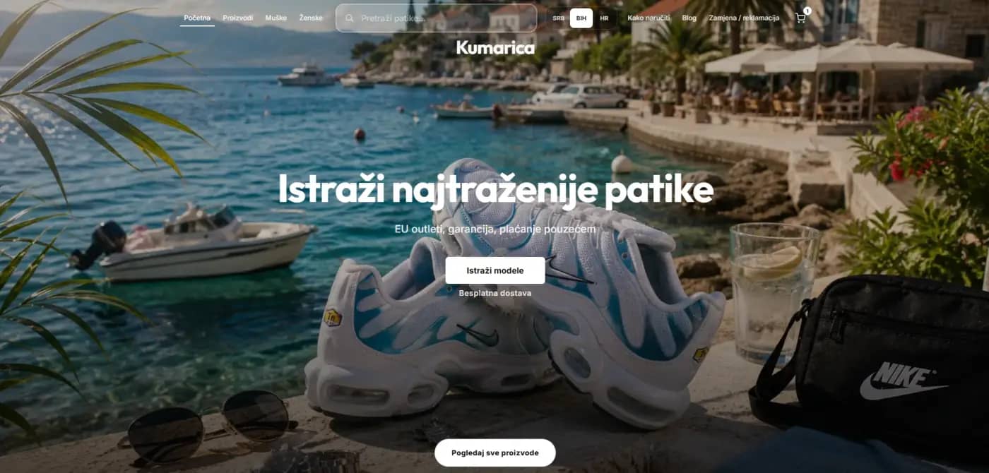 Web sajt Kumarica.rs